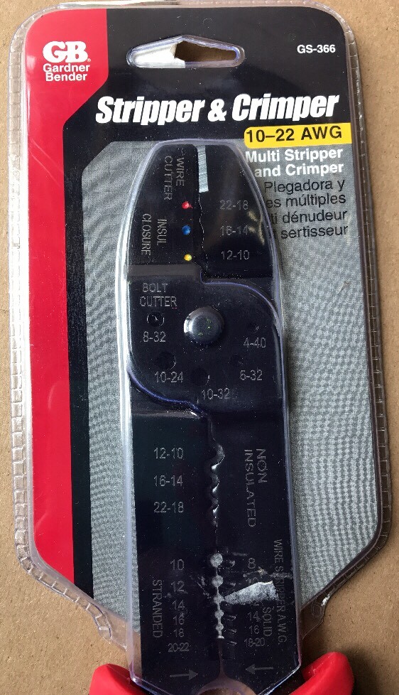 Gardner Bender GS-366 MP Crimp/Strip Tool - Quantity 1