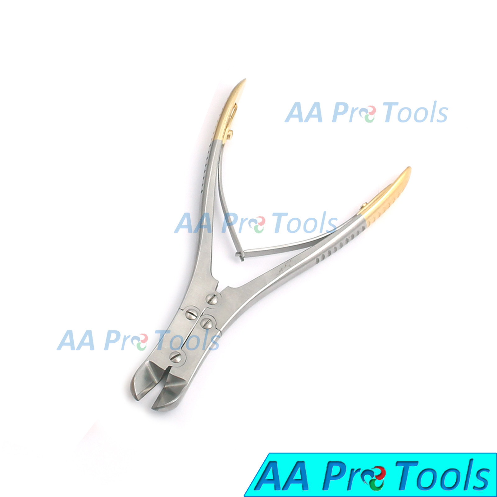 AA Pro: T/C New Pin & Wire Cutter 7" Curved Tungsten Carbide Jaw Op-031