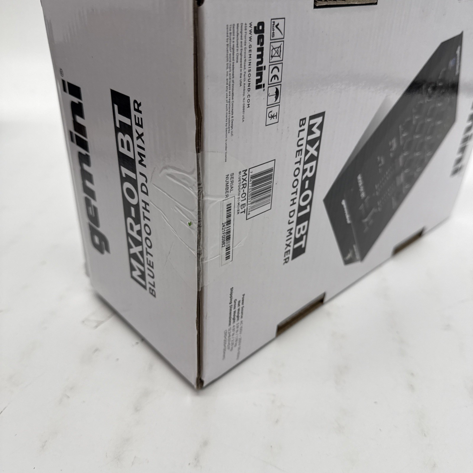 Gemini MXR-01BT 2 Channel Professional DJ Mixer With Bluetooth Input