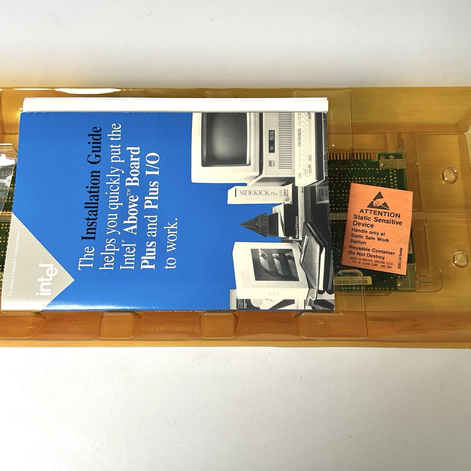 Intel PC Enhancement Above Board Plus Memory Expansion Board Vintage - Open Box