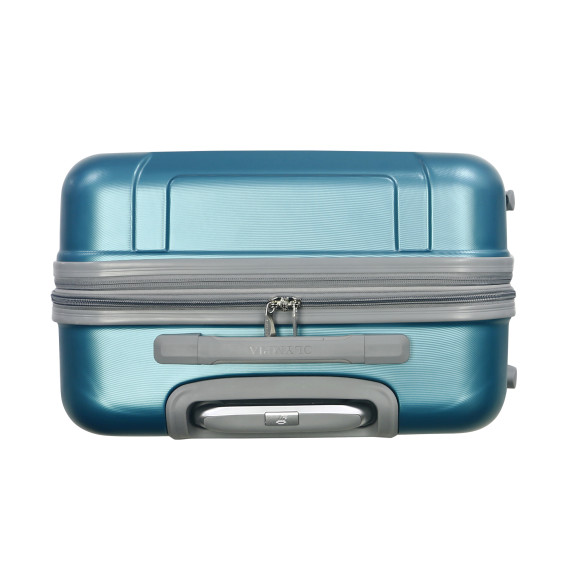 Olympia USA Denmark Plus Expandable Hardcase Mid-Size Suitcase (Teal, 26")