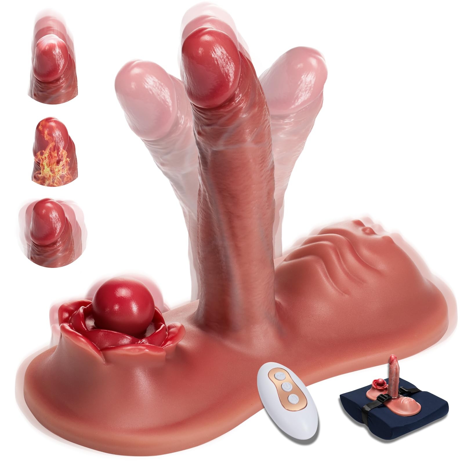 Sex Toys Thrusting Dildo Vibrator - Women Sex Toy Remote Control Vibrator wit...