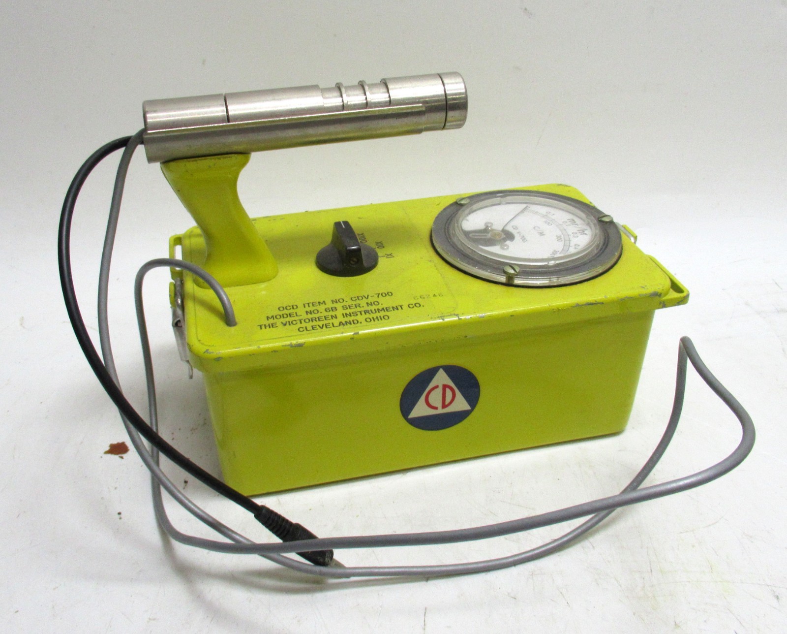 Victoreen Geiger Counter CDV-700 6B Radiological Survey Meter #2