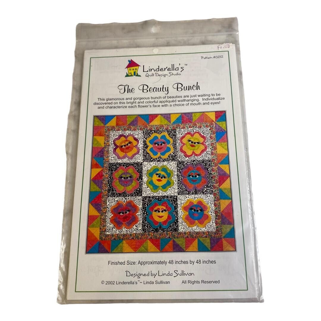 Linderella’s Quilt Design Studio The Beauty Bunch Linda Sullivan Pattern 2002