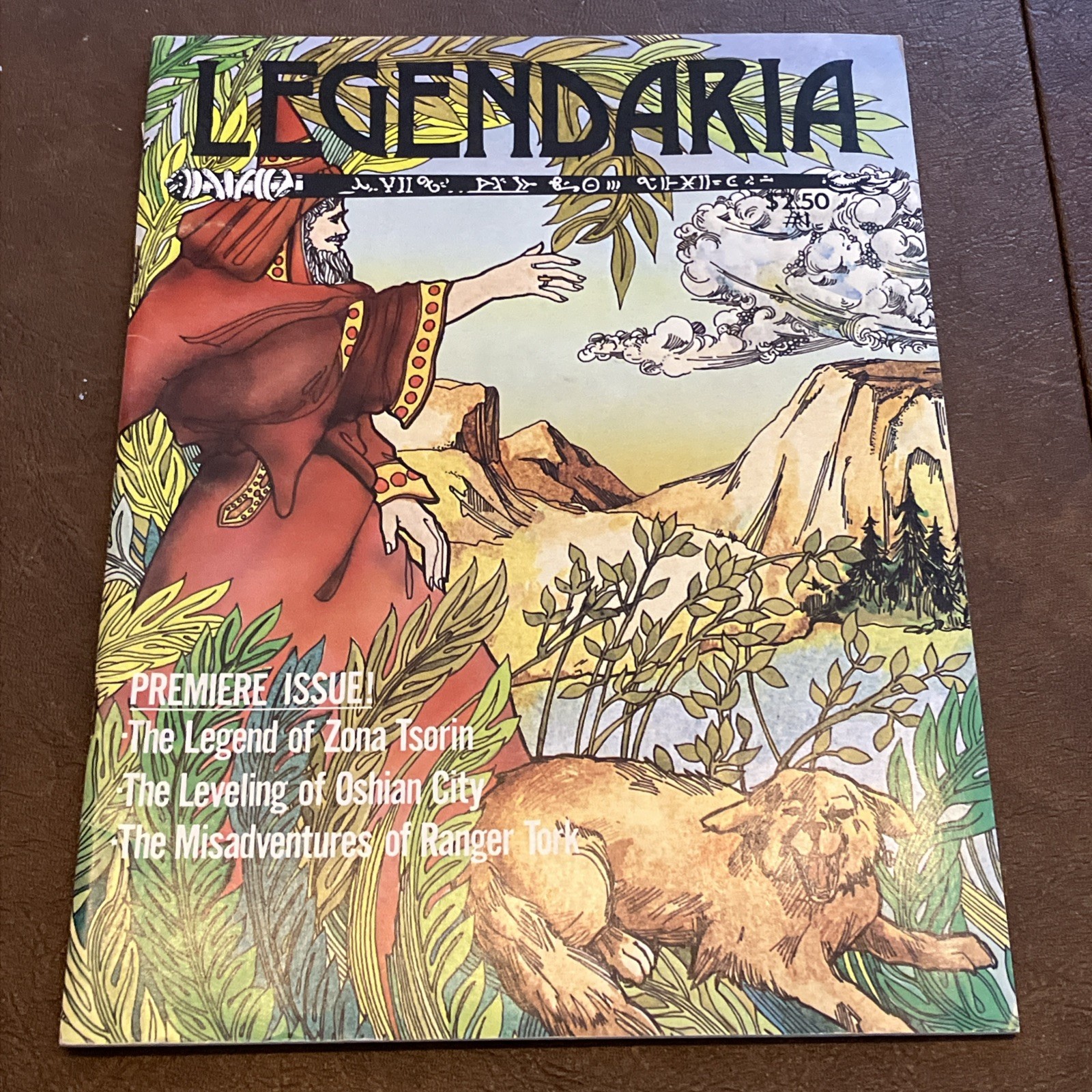 June 1981 LEGENDARIA Premier Issue #1 - Legend of ZONA TSORIN - Ranger Tork rd46