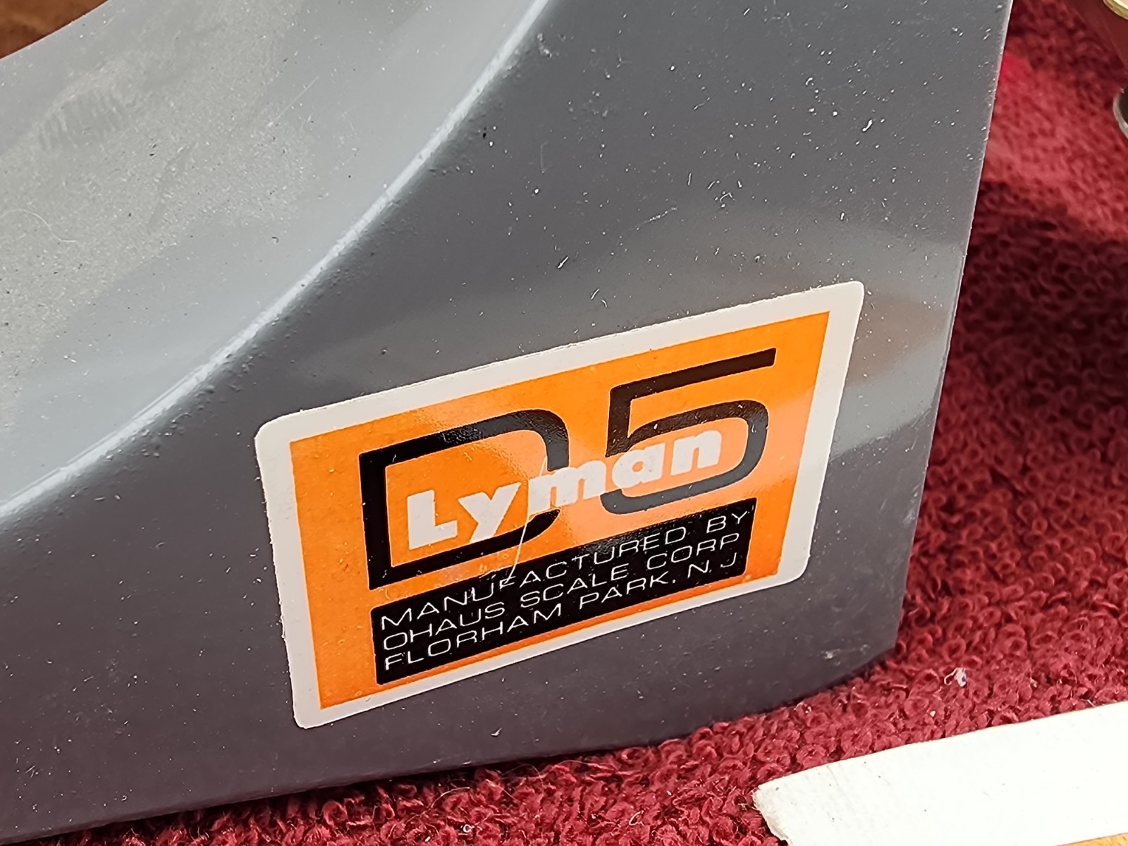 Lyman Reloading Precision D-5 Balance Beam Loading Scale by Ohaus