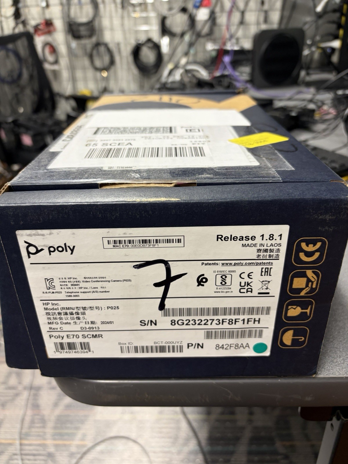 New Open Box Polycom Poly Studio E70 SCMR Conference Video Camera