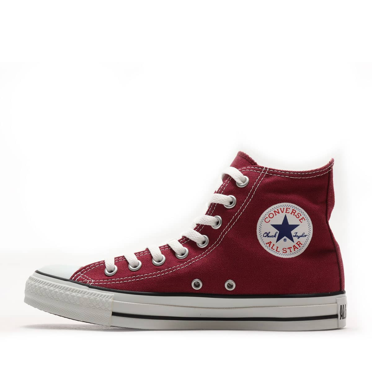 Converse Canvas All Star Hi Maroon White 32660132 Men's Size