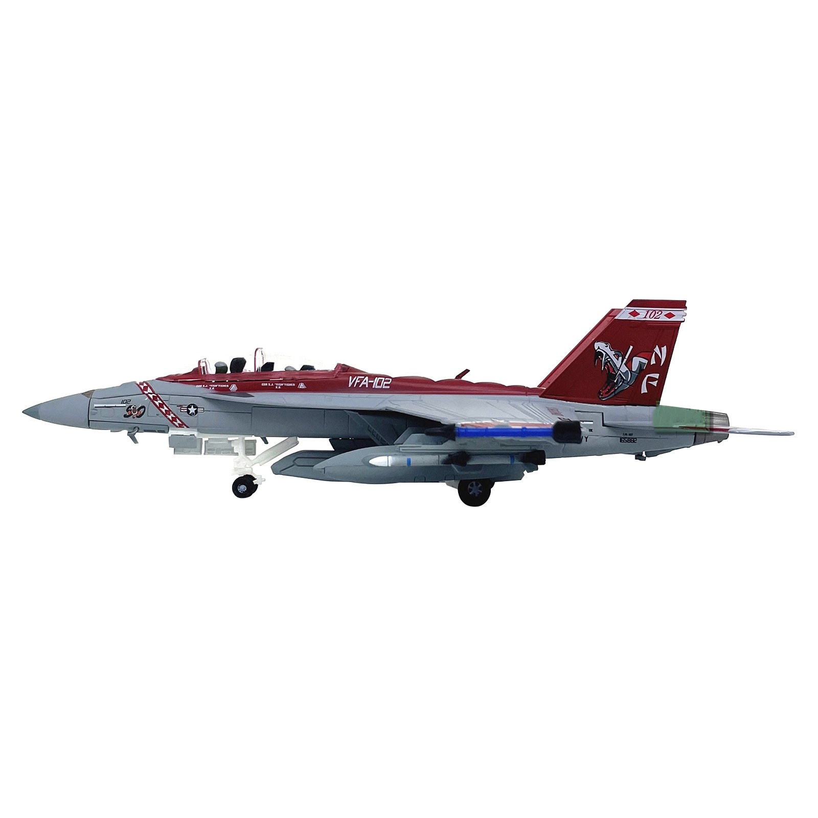 F/A-18 Super Hornet Strike Fighter VFA-102 Diamondbacks Model Plane