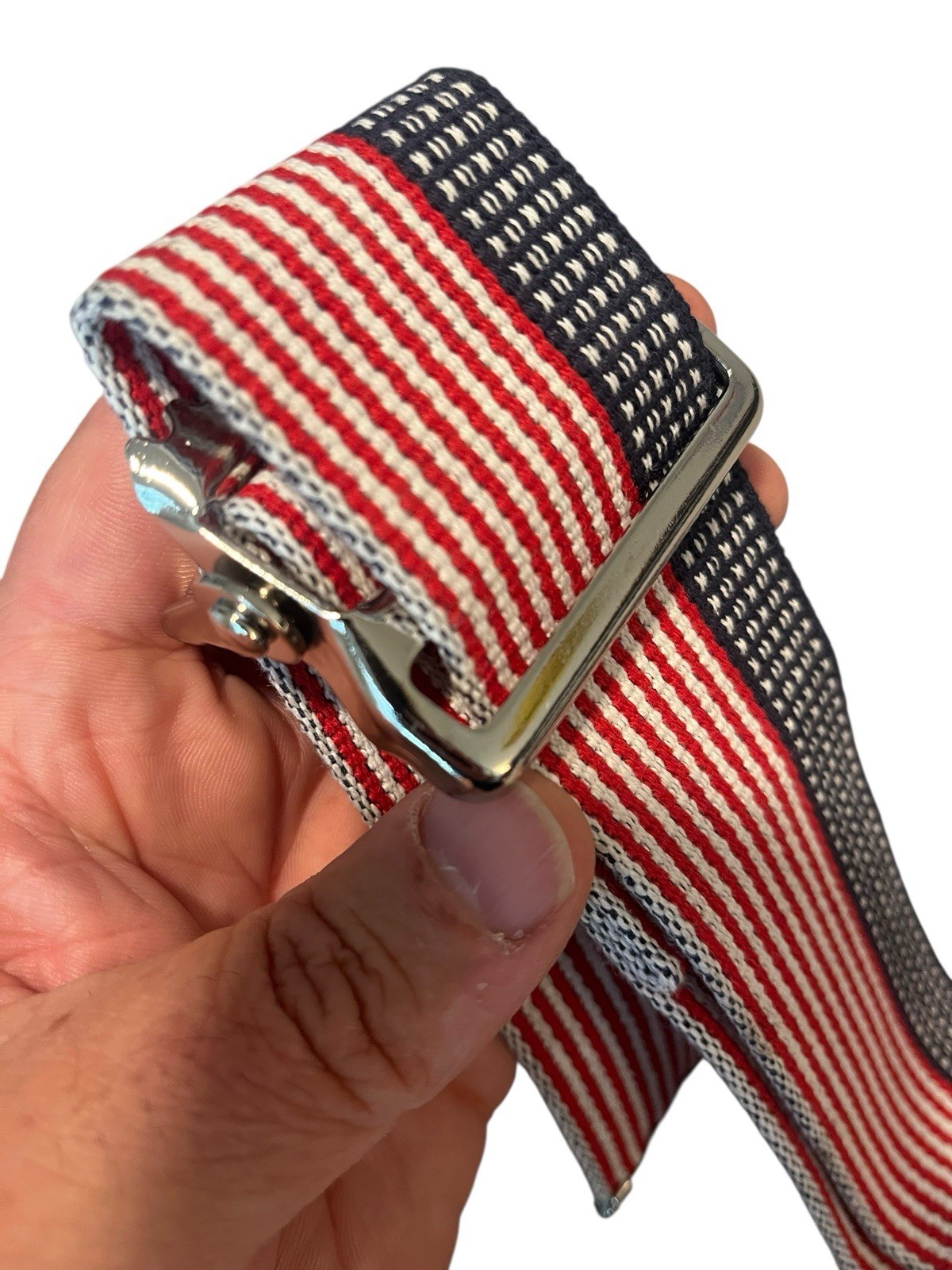 Gait Belt Secure Buckle Patient Transfer & Walking Seniors Stars & Stripes 60 in