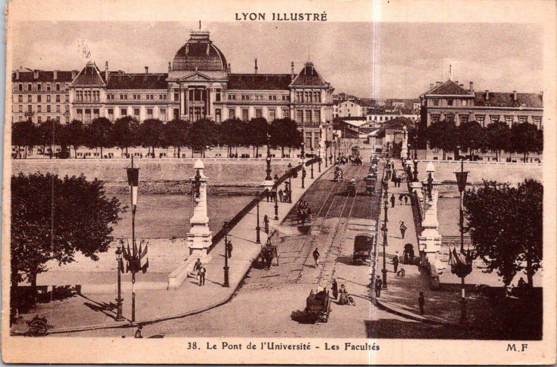 (1203) 7-7-2025 - France - Lyon Pont de l'Universitée (Bridge)