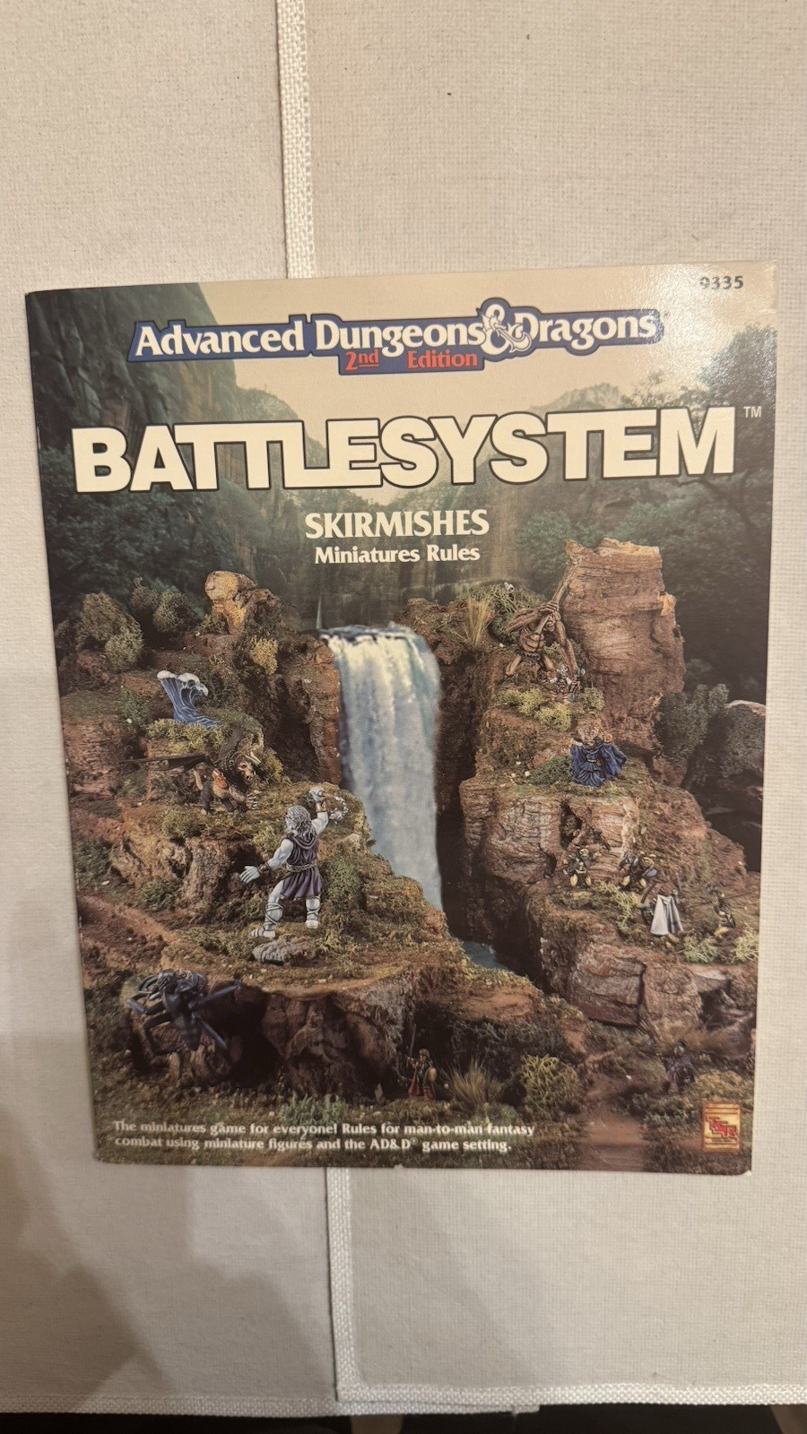 TSR AD&D 9335  BattleSystem Skirmishes Miniatures Rules 1991 Staff Owned