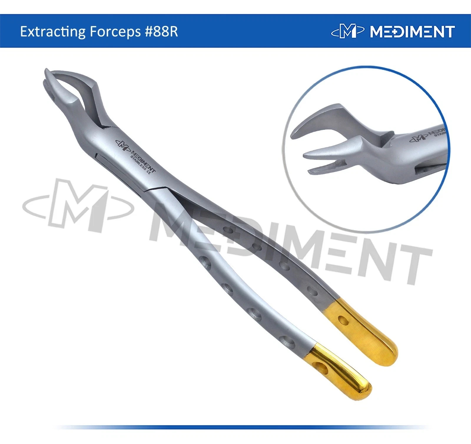 DENTAL #88 R EXTRACTION FORCEPS TOOTH EXTRACTING ATRAUMATIC FORCEPS