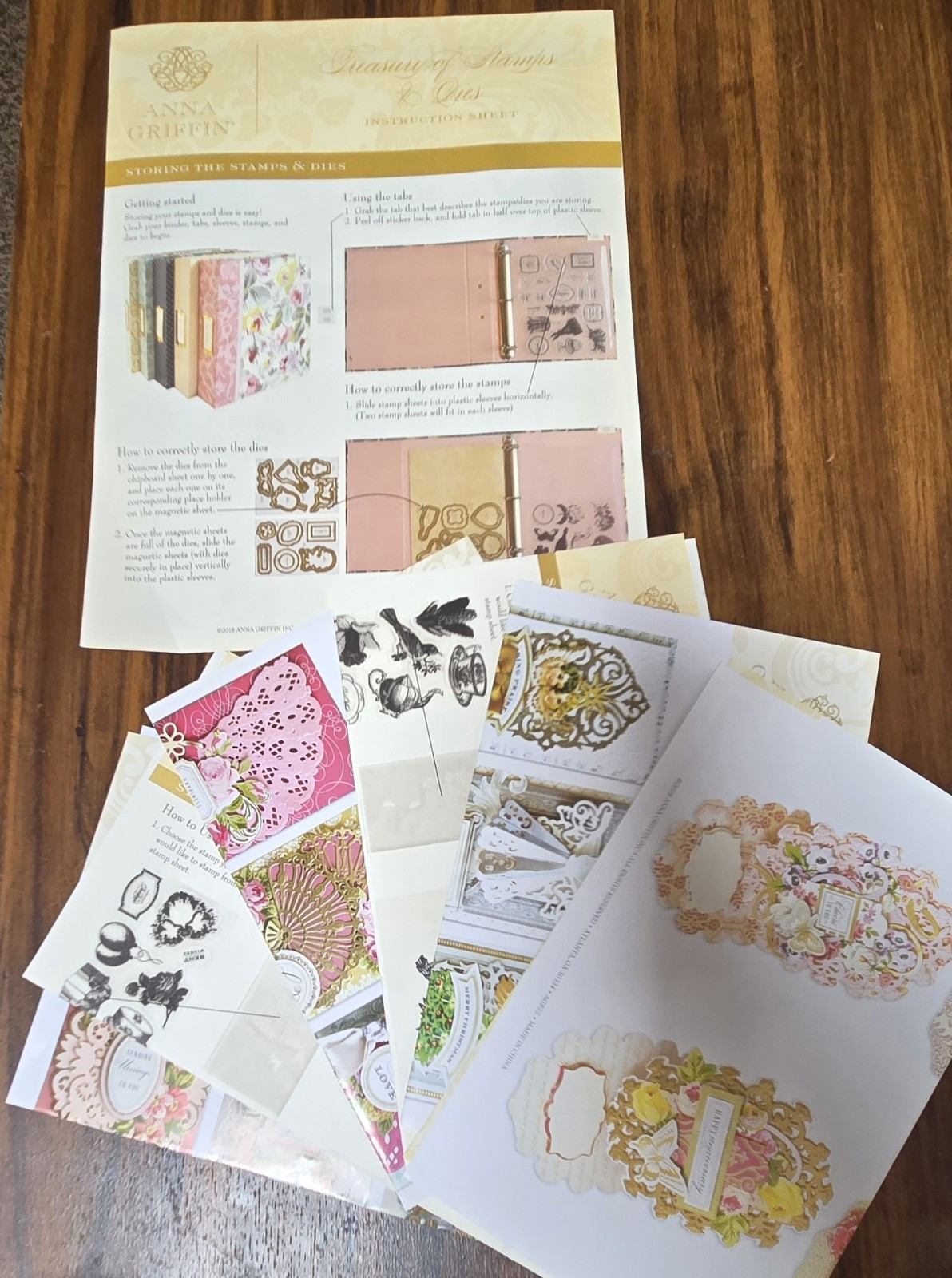 Anna Griffin Stamps And Die Set-LARGE LOT