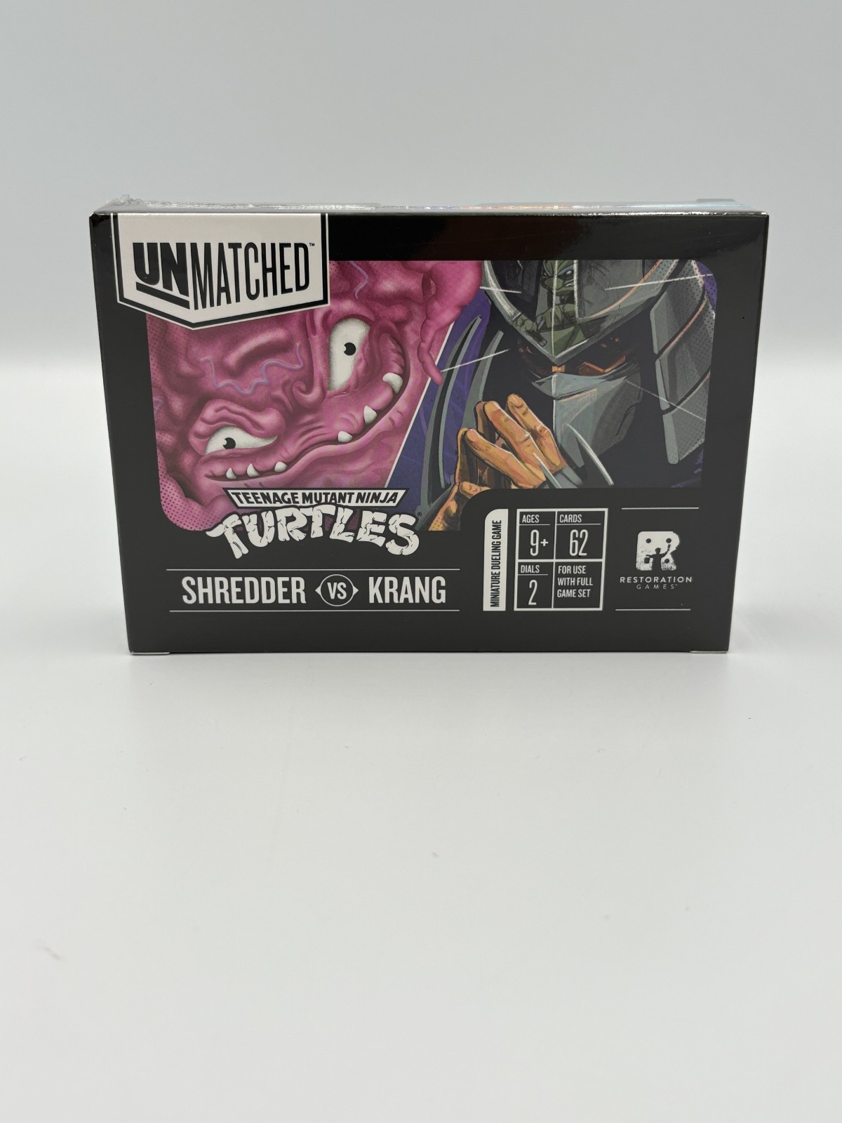 Unmatched Shredder vs Krang Hero Deck Expansion TMNT Restoration Games REO9322