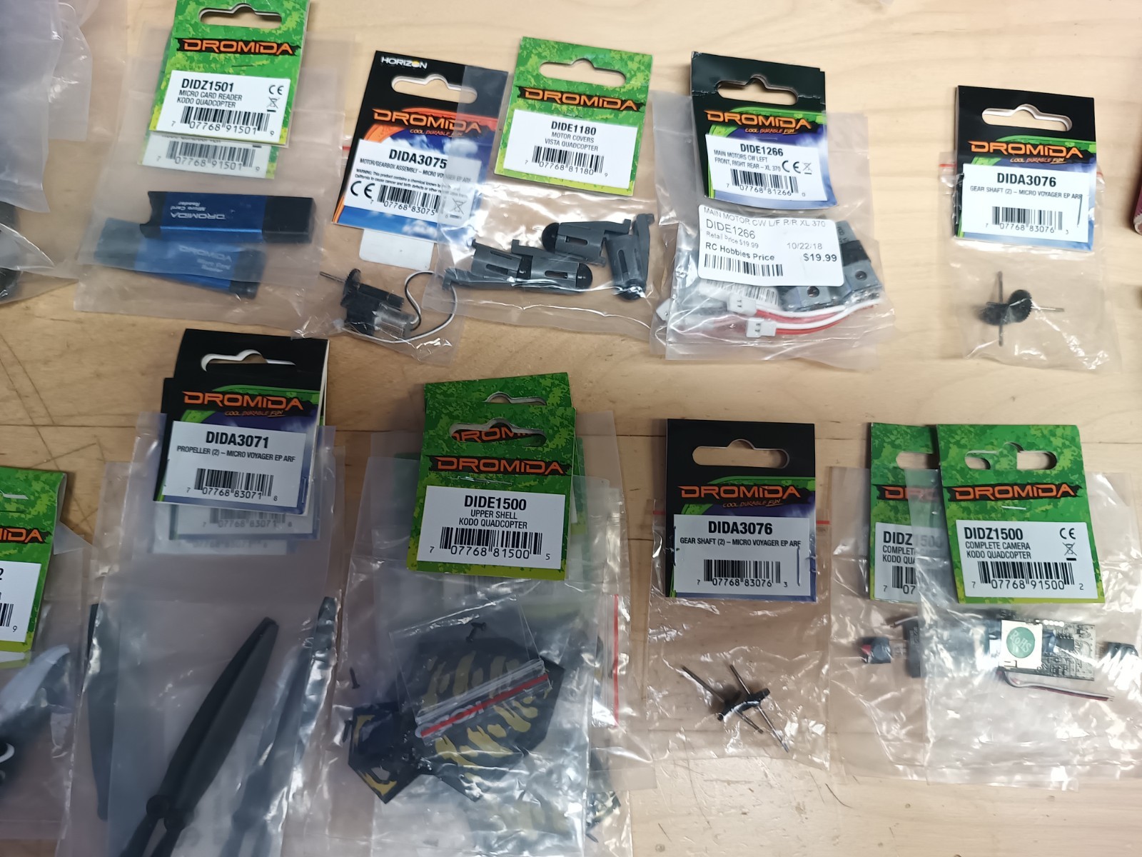 Dromida drone parts lot Kodo XL370 Verso Vista discontinued hard to find parts