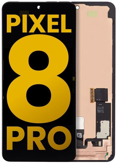 Original For Google Pixel 8 Pro OLED Display Screen Frame + (Fingerprint sensor)