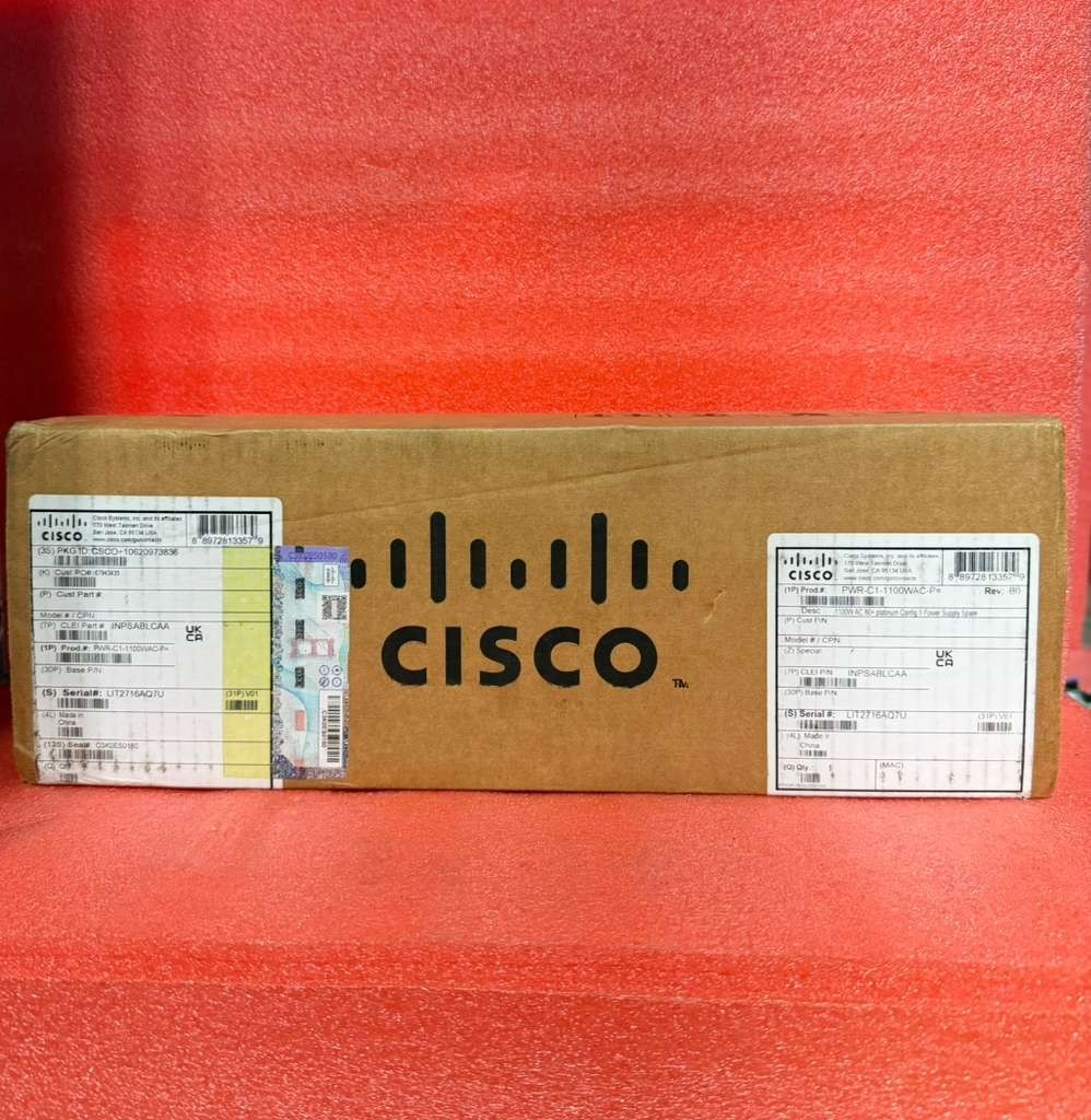 Cisco Catalyst PWR-C1-1100WAC-P 1100W AC Power Supply