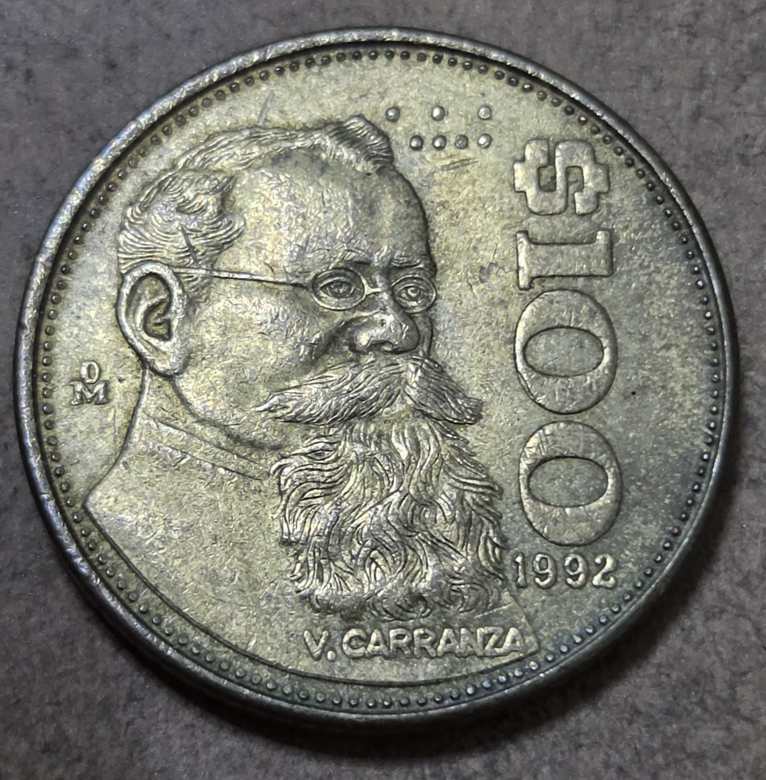 MEXICO 🇲🇽 100 PESOS COIN 1992