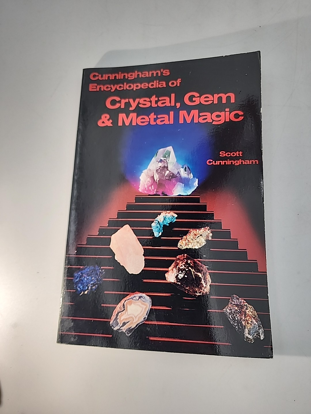 Vintage 1990 Cunningham's Encyclopedia of Crystal, Gem and Metal Magic