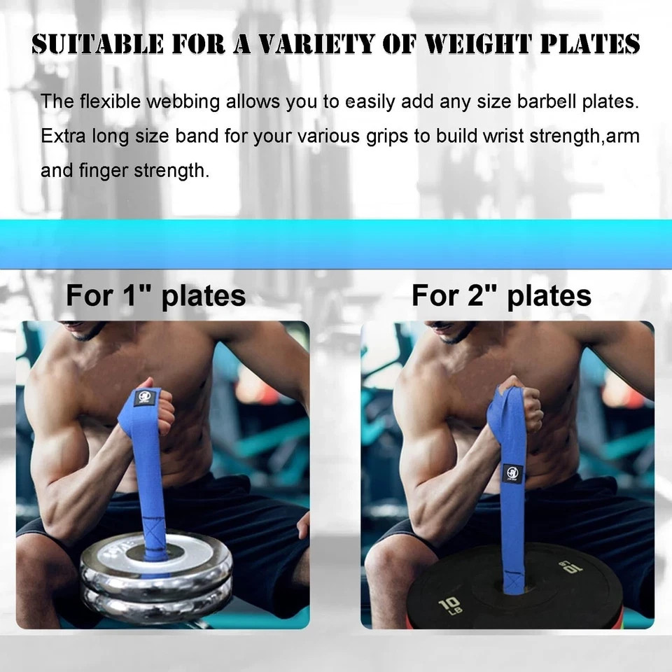 Arm Wrestling Training Strap Belt Hand Grip- Ideal for Wrist, Forearm, and Bi...