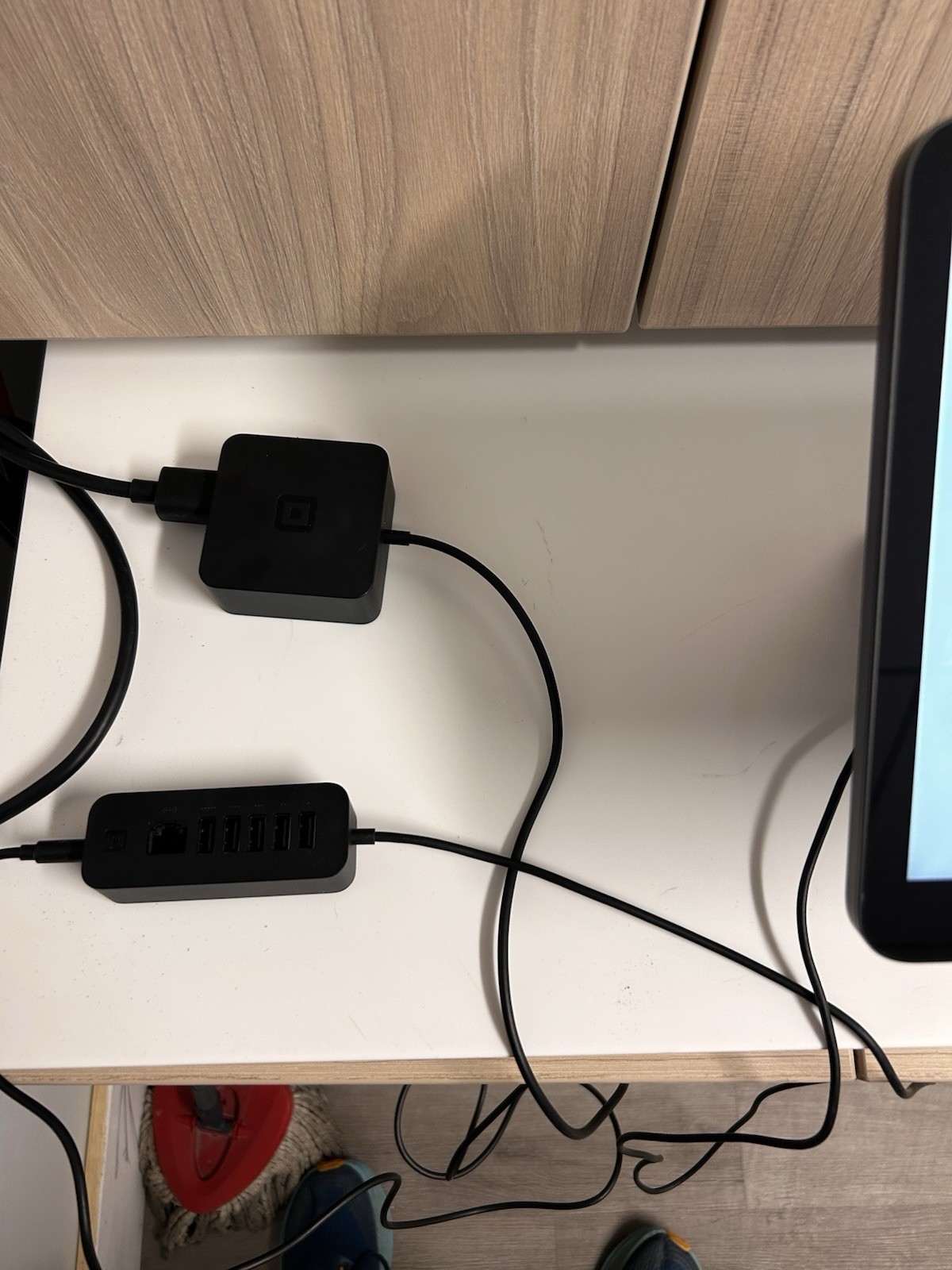 Square Register POS System w/ Customer Display & Power Adapter