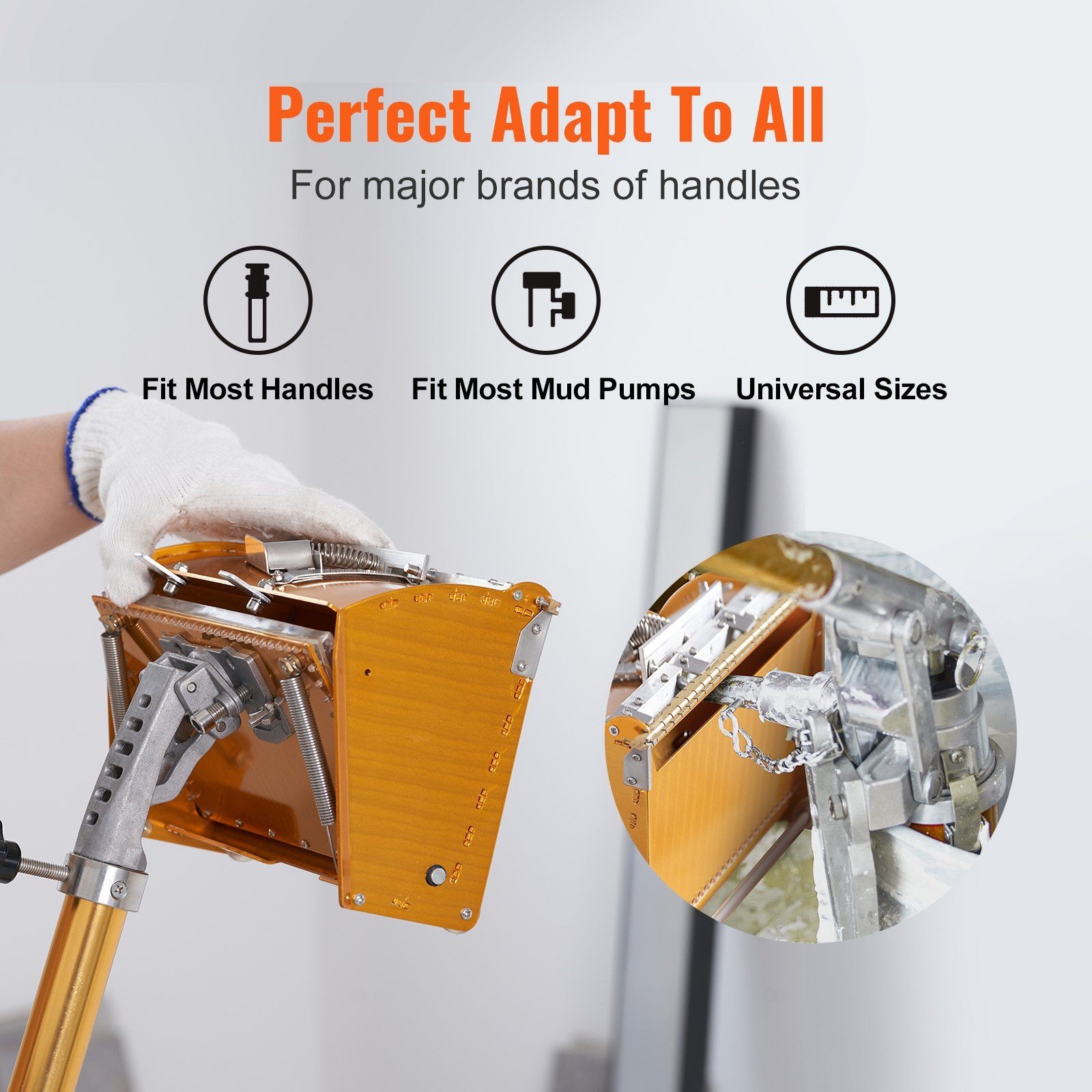 Reliable 10in Mud Application Box Aluminum Finish Long Lasting