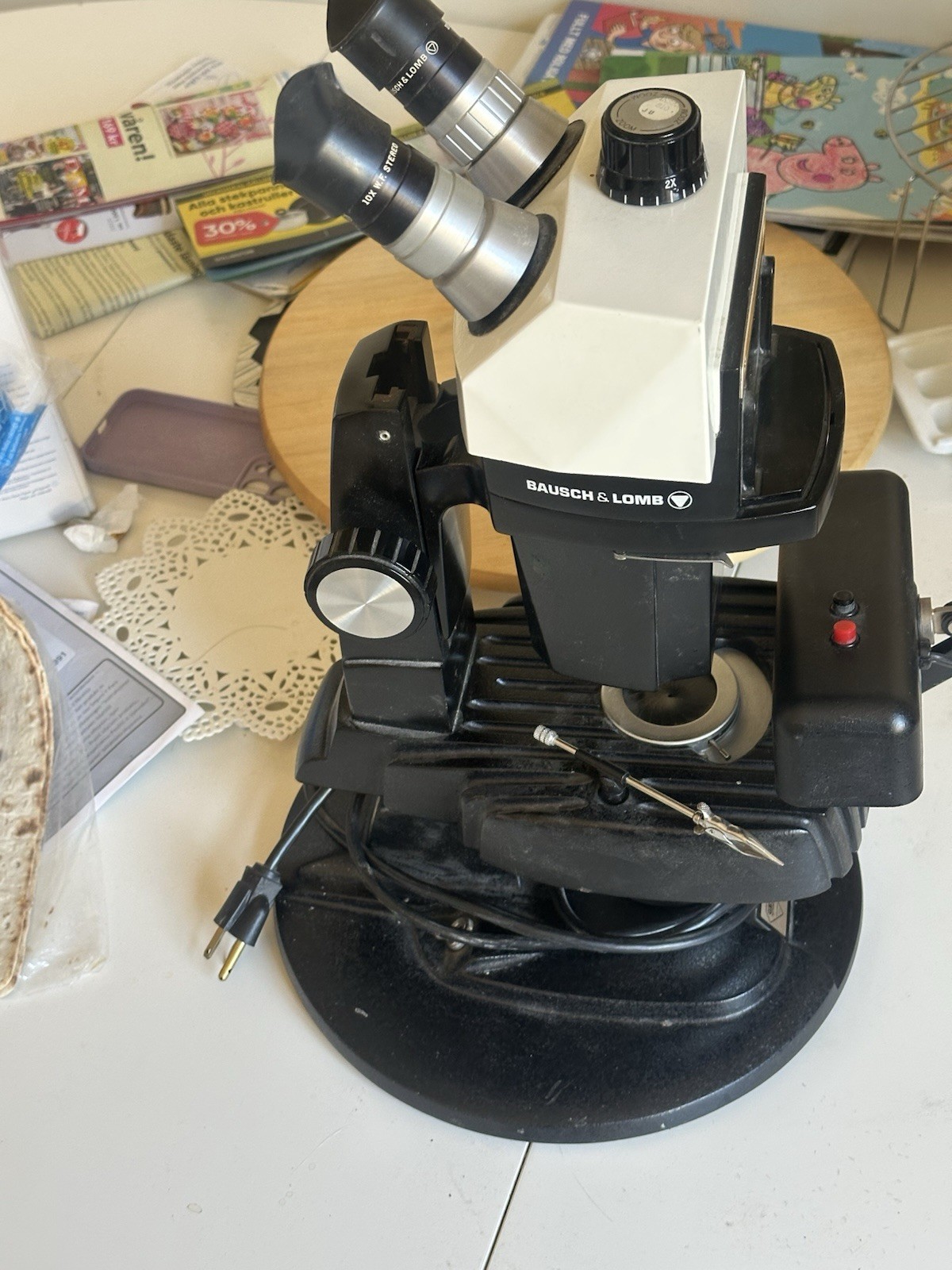 Gem Instruments Gemolite Mark V Microscope with B&L Optics – Stereo Zoom 7