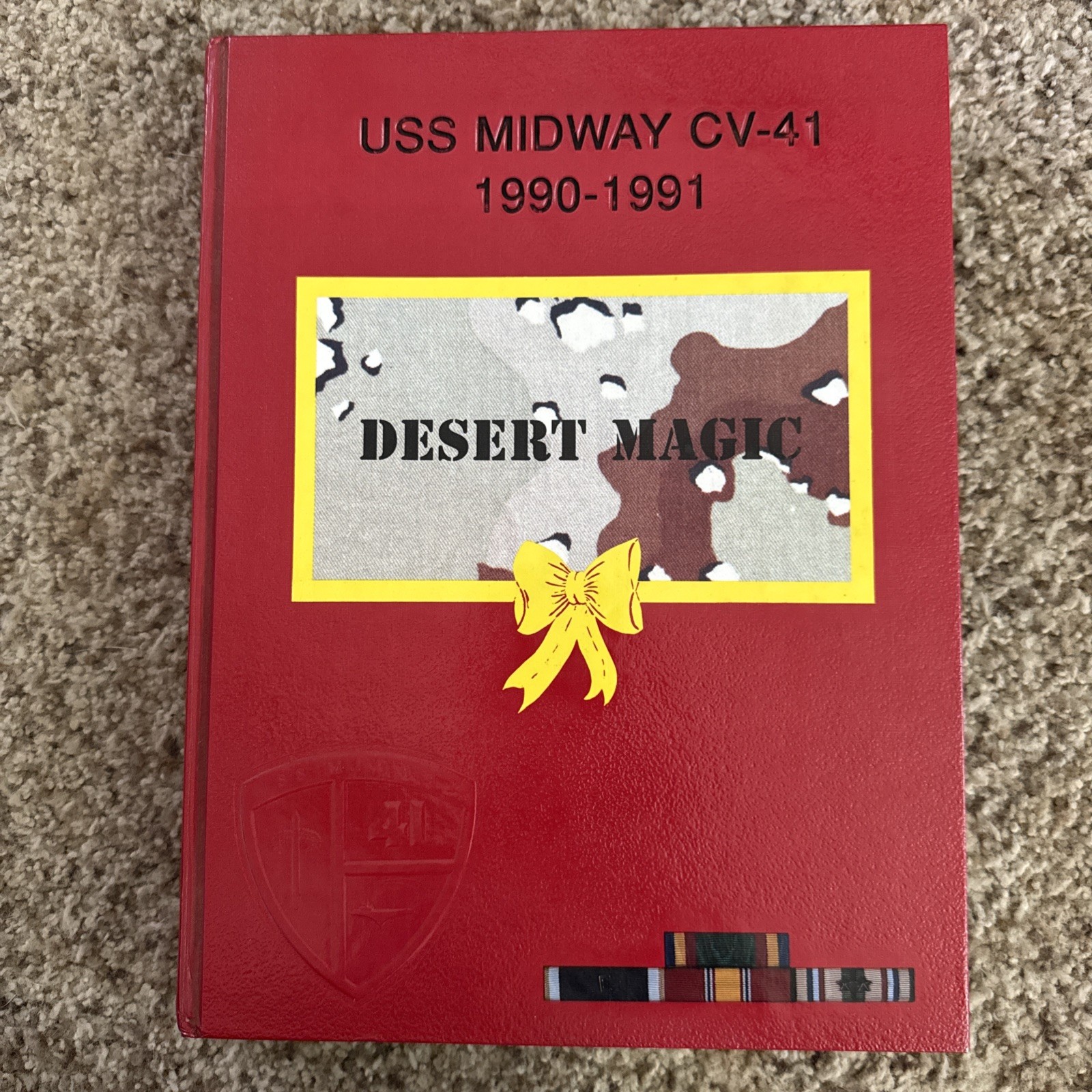 USS MIDWAY CV-41 The 1990-1991 Desert Storm, Excellent Condition!
