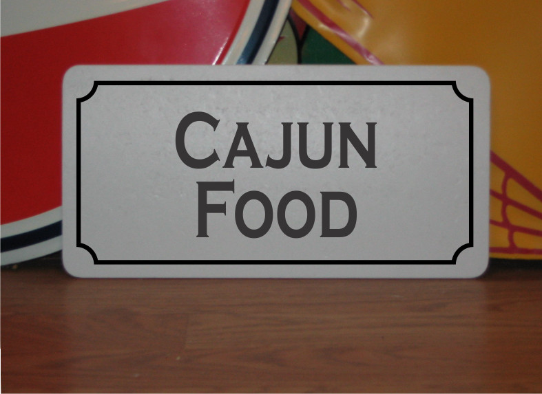 Cajun Food Metal Sign