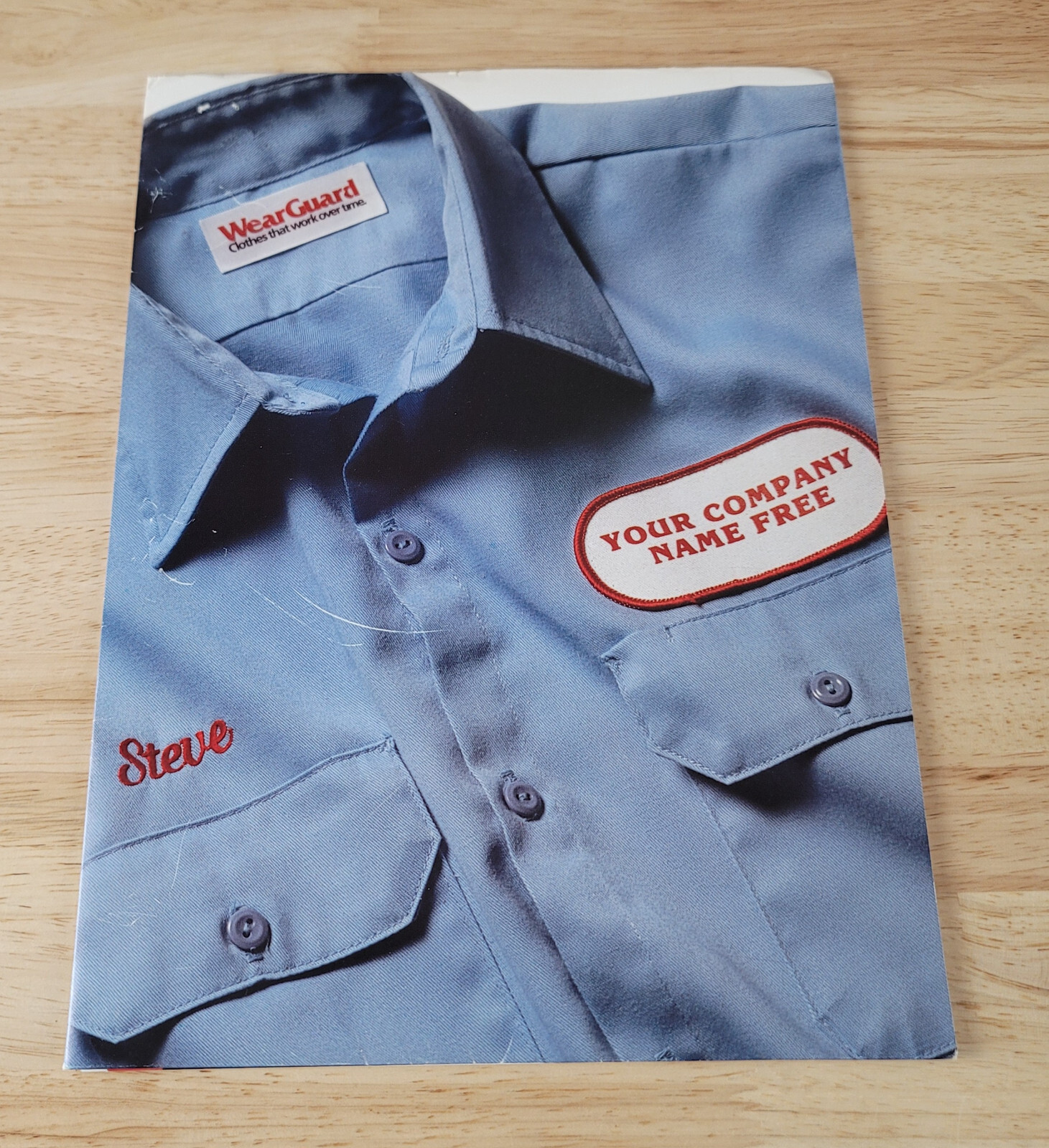Wearguard COMPANY INFORMATION PACK Brochures-Sample Patch ©1990s
