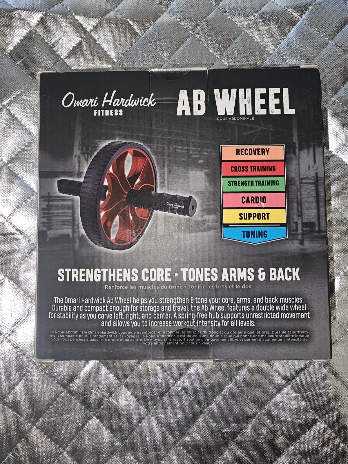 Omari Hardwick Ab Wheel