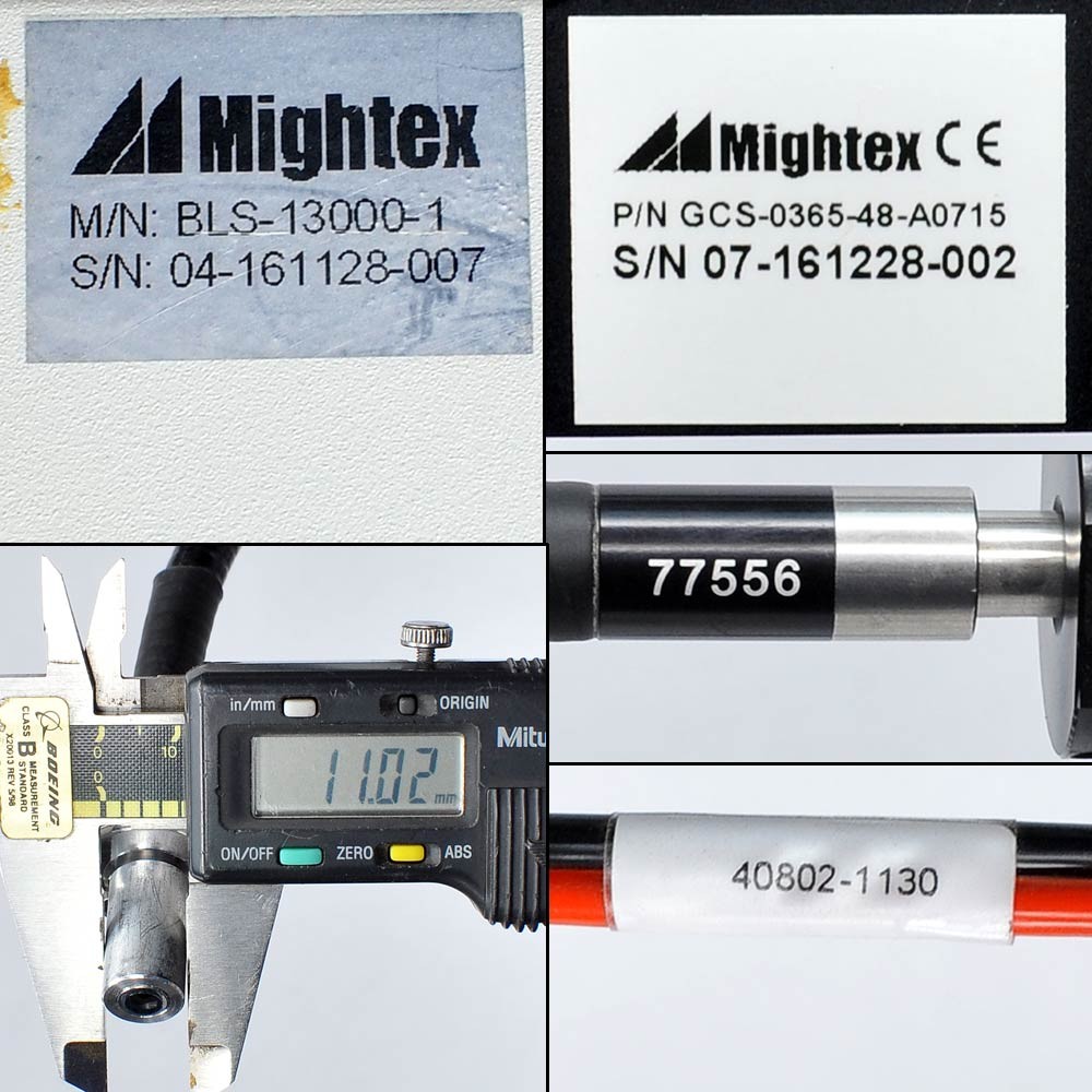 Mightex GCS-0365 50-Watt UV LED Source BLS-13000 Controller +Newport Light Guide