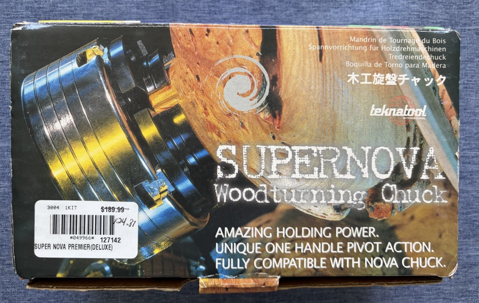 Teknatool Supernova Wood Turning Chuck (Insert  1" -8 Included)