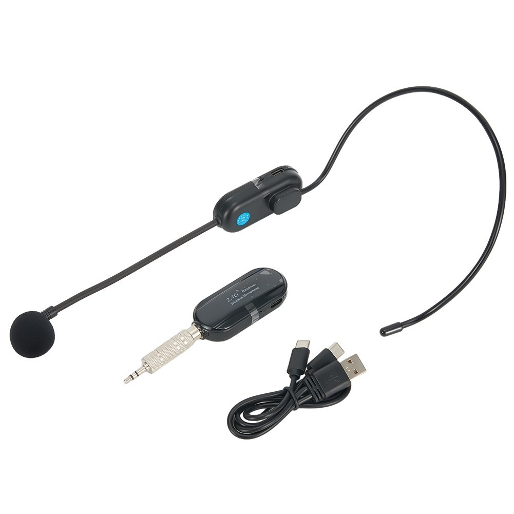 for 2.4G Wireless Microphone Headset 160FT Range Mic For Teach Outdoor Speech