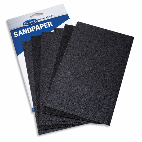 Eastwood CONTOUR 6 Pack 5.5 x 9 inch PSA 600 Grit Wet Or Dry Sandpaper