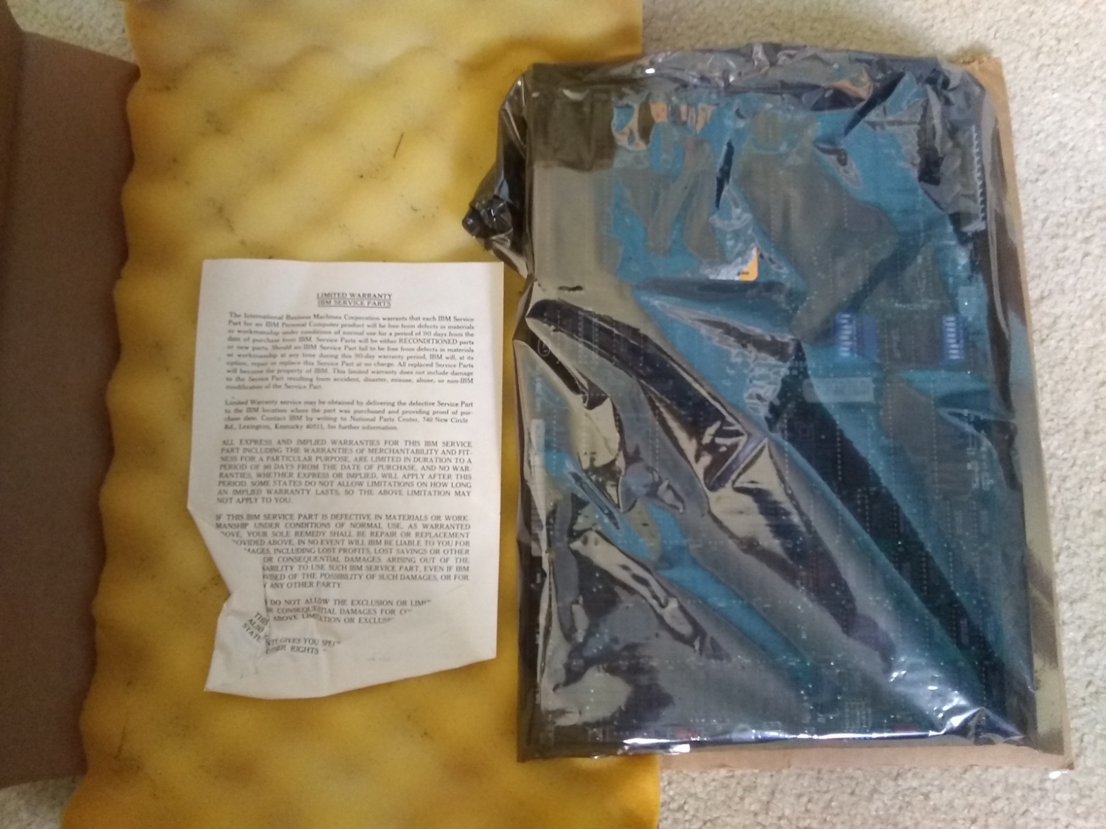 Genuine IBM Service Parts 5150 PC Motherboard, NEW OLD STOCK IN BOX, FRU 8654213
