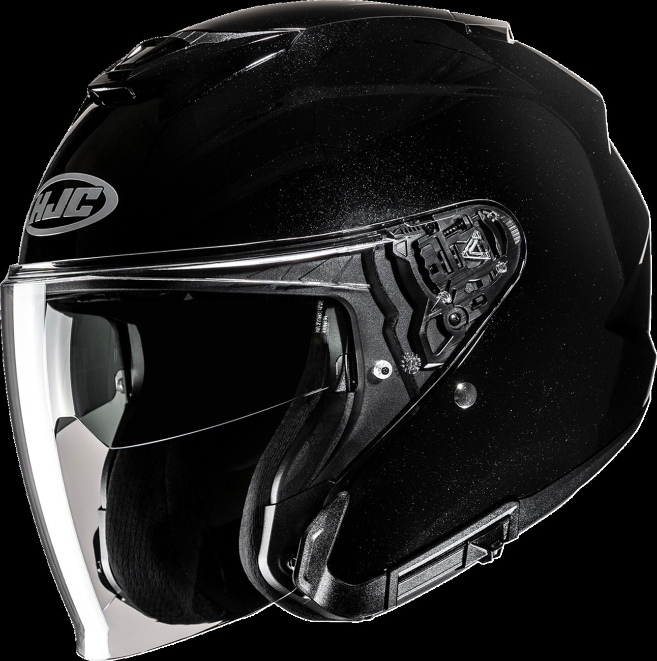HJC JP45NUS6XBKV i31 Solid Open Face Motorcycle Helmet DOT Approved Black Large