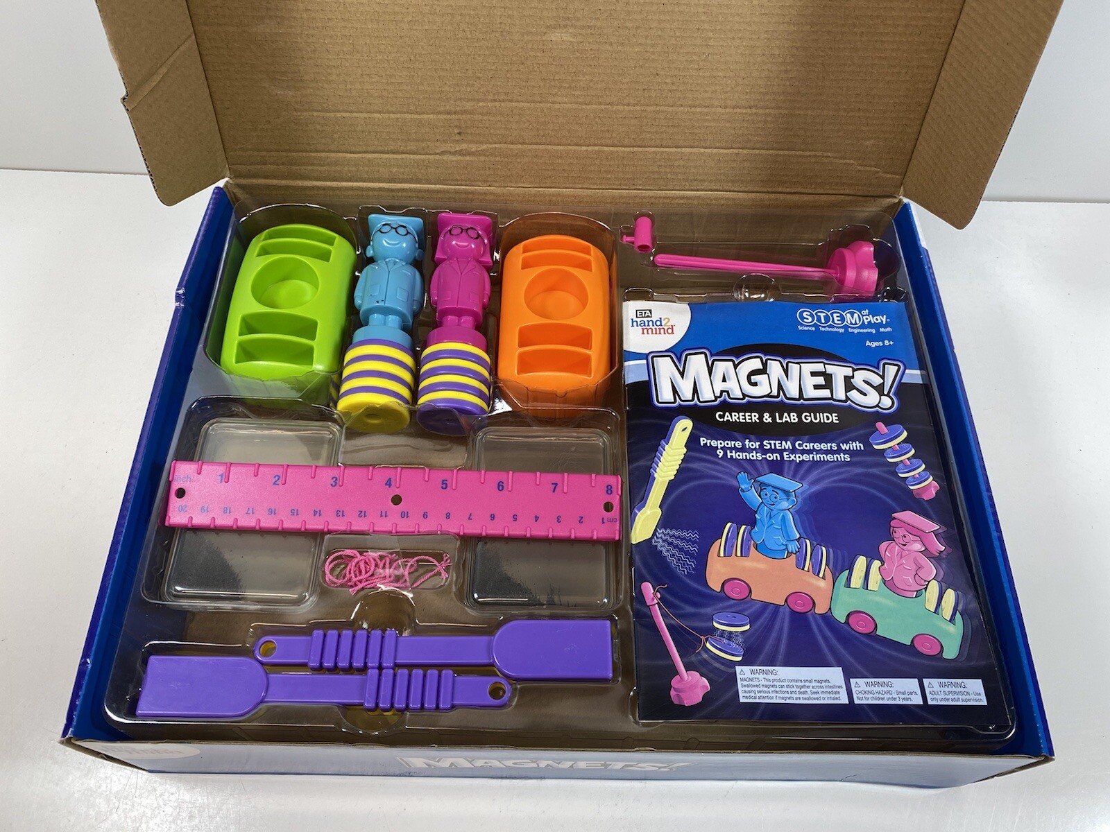 Hand2mind Magnets super experiment set ages 8+ 100% Complete Super Fun Learning