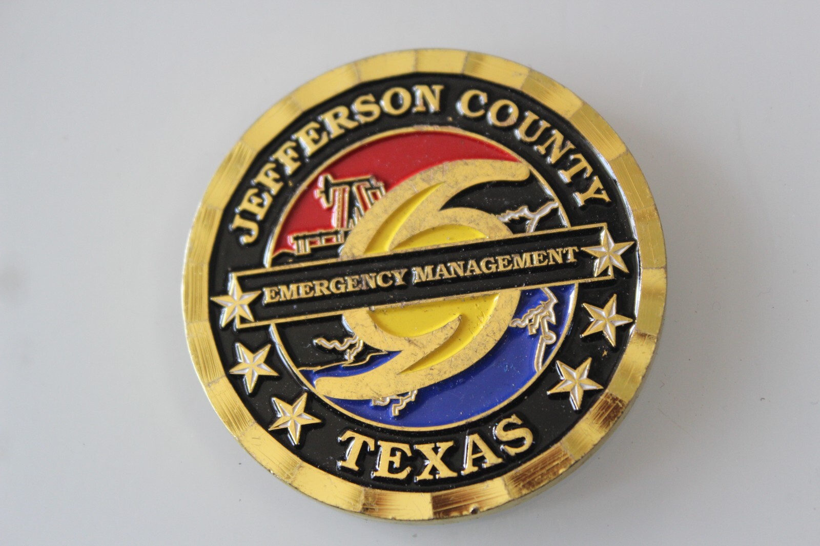 Jefferson County Emergency Management Texas Challenge Coin