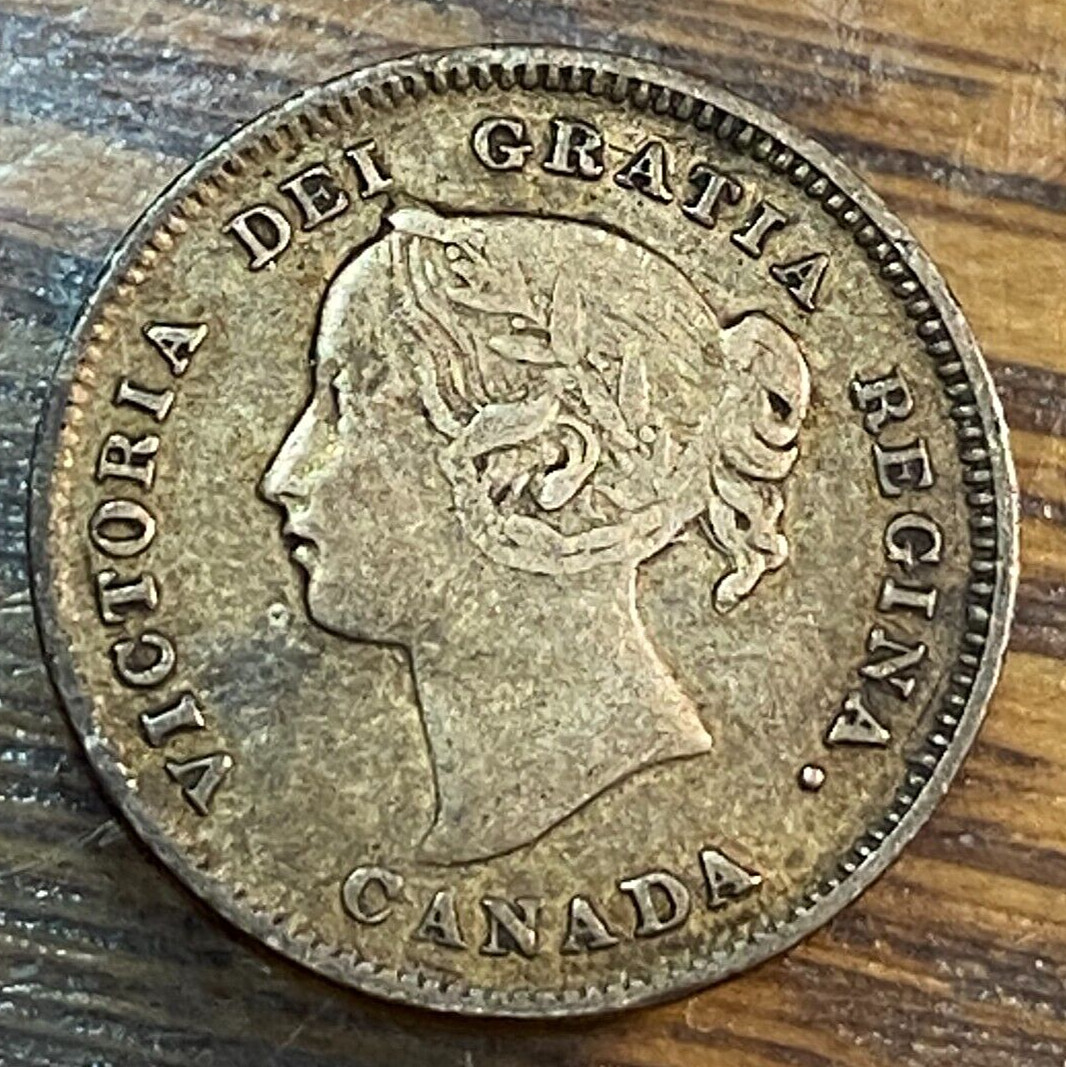 1893 Canada 5 Cents Super Original Choice VF CHRC (formerly CHN)