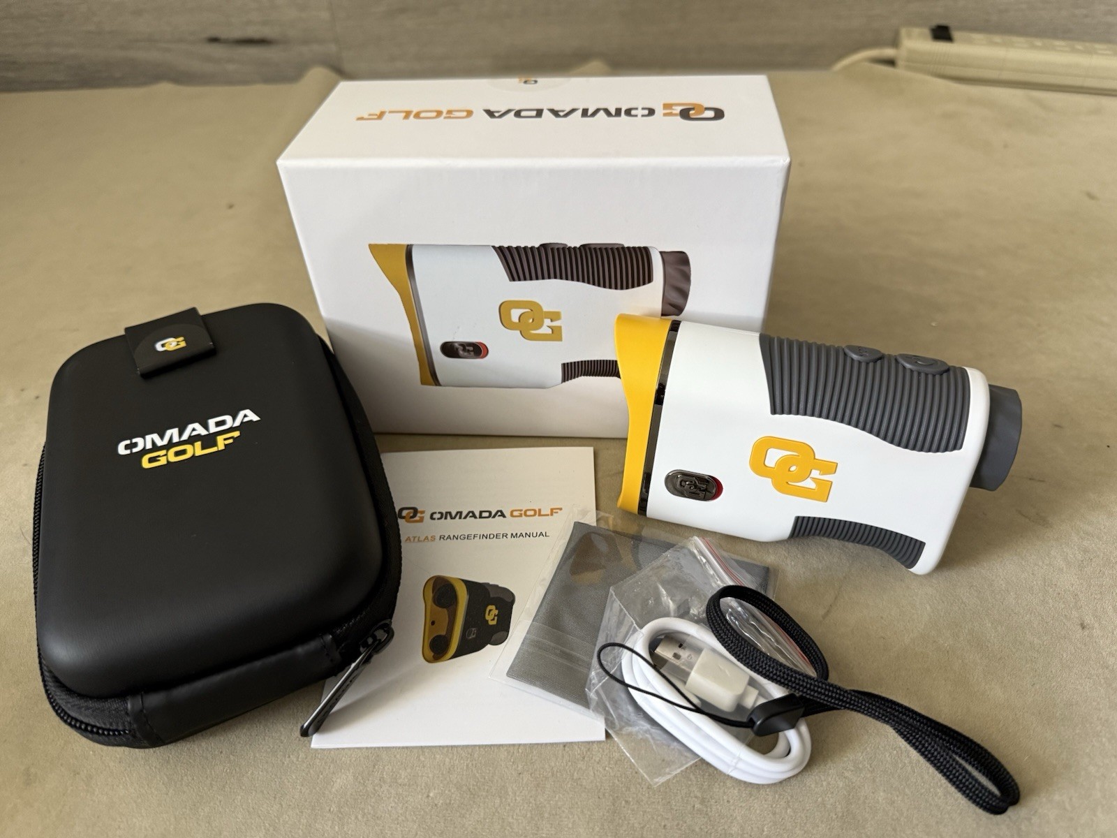OMADA GOLF Atlas 900 Yards Rangefinder with Slope Rechargeable & Built-in Magnet