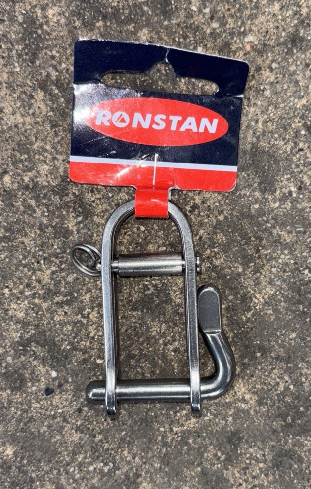 Ronstan RF1033 Halyard Shackle1/4") Pin Grade 316 Stainless Steel Sailboat Boat