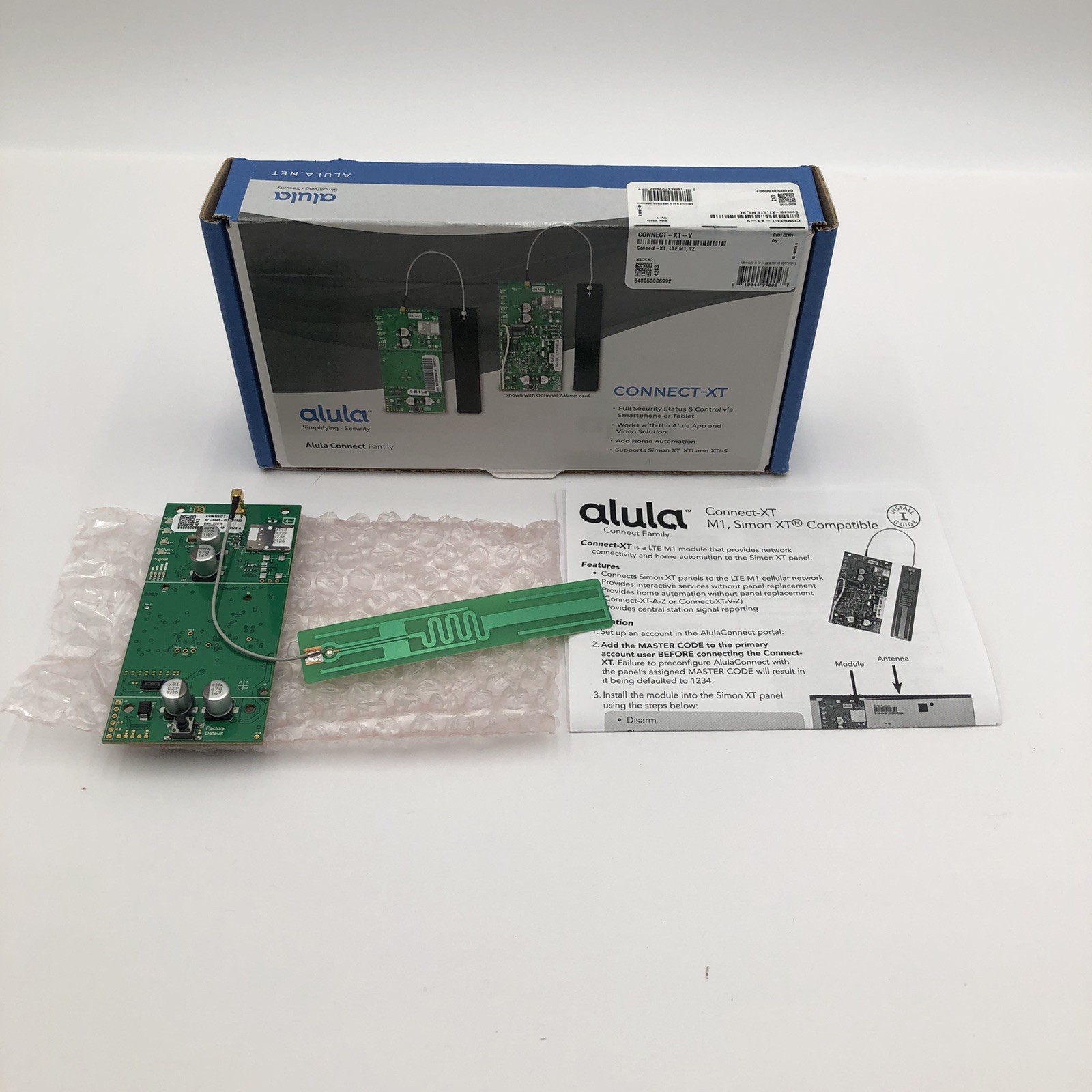 Alula Connect-XT-V LTE M1 VZ Data Alarm Communicator Simon XT Alarm Panels