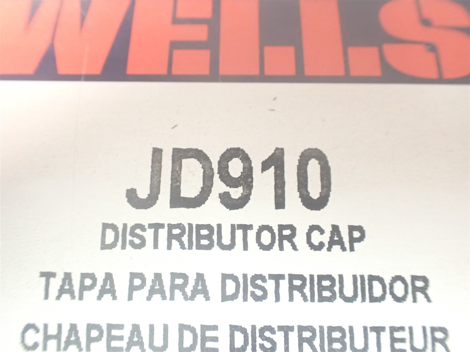 NEW Wells JD910 Distributor Cap (SS49)