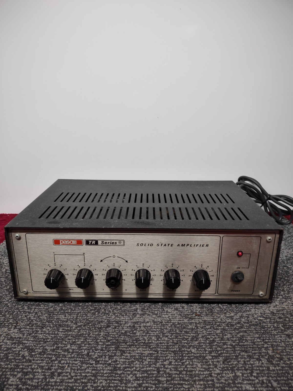 vintage Rare Paso tr Series Model TR-75 Solid State Amplifier - Tested