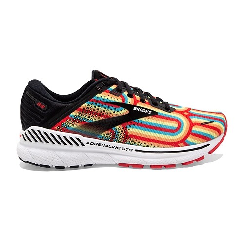 Brooks Adrenaline GTS 22 Disco Black Bittersweet Women Running Shoes 1203531B075