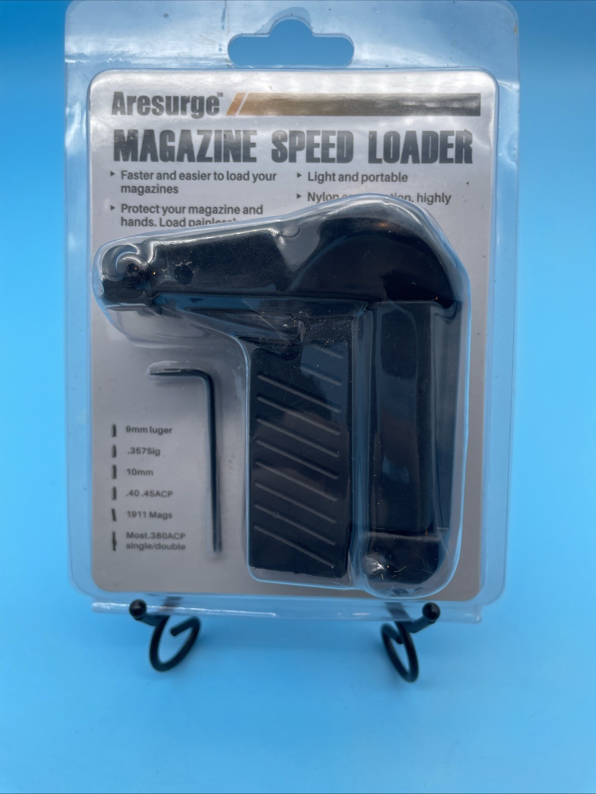 Aresurge Universal Magazine Speed Loader Fits 9mm 10mm .357 Sig  1911