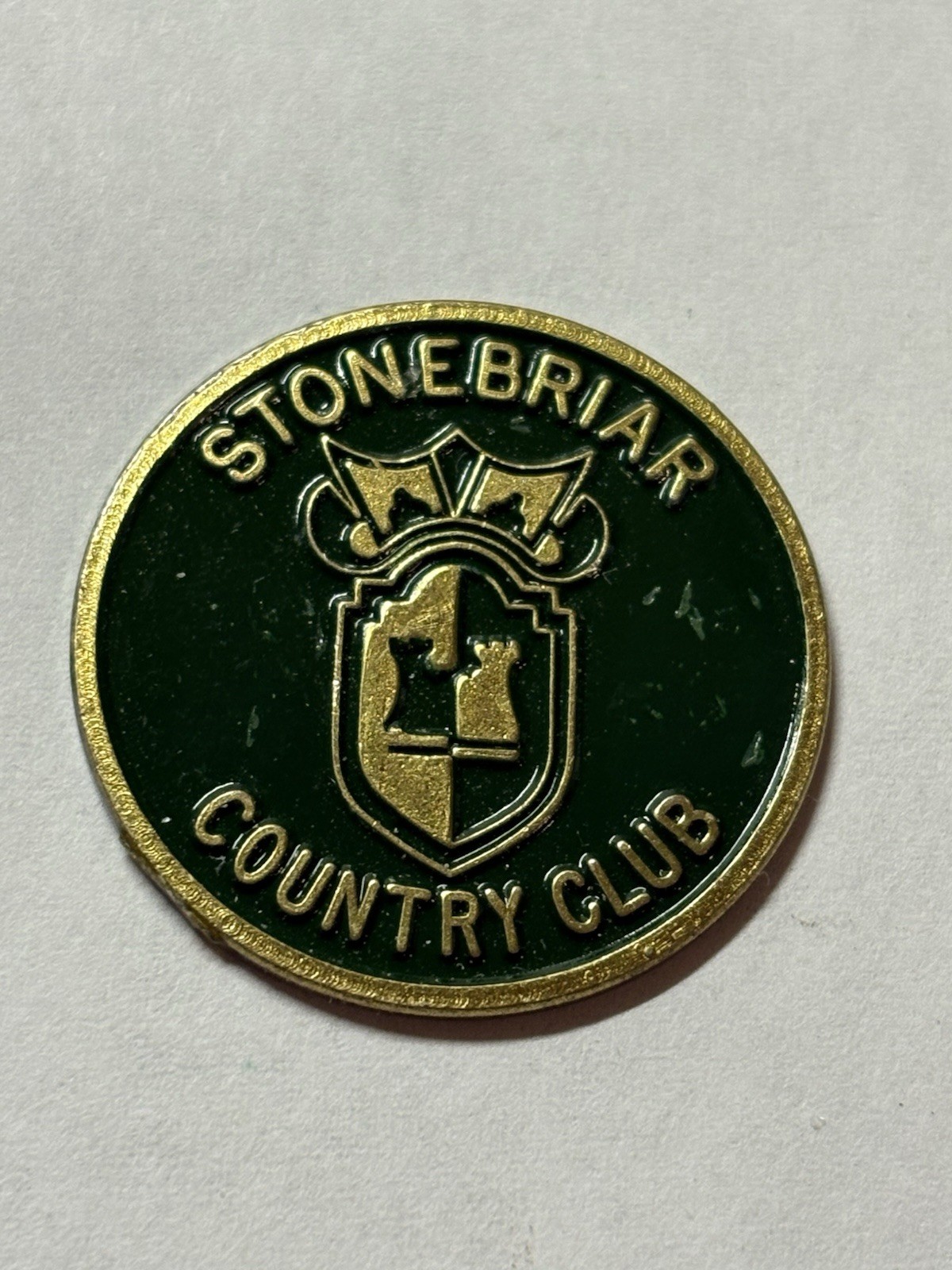 Stonebriar Country Club 1" Coin Style Golf Marker - Frisco, Texas - A Beauty!