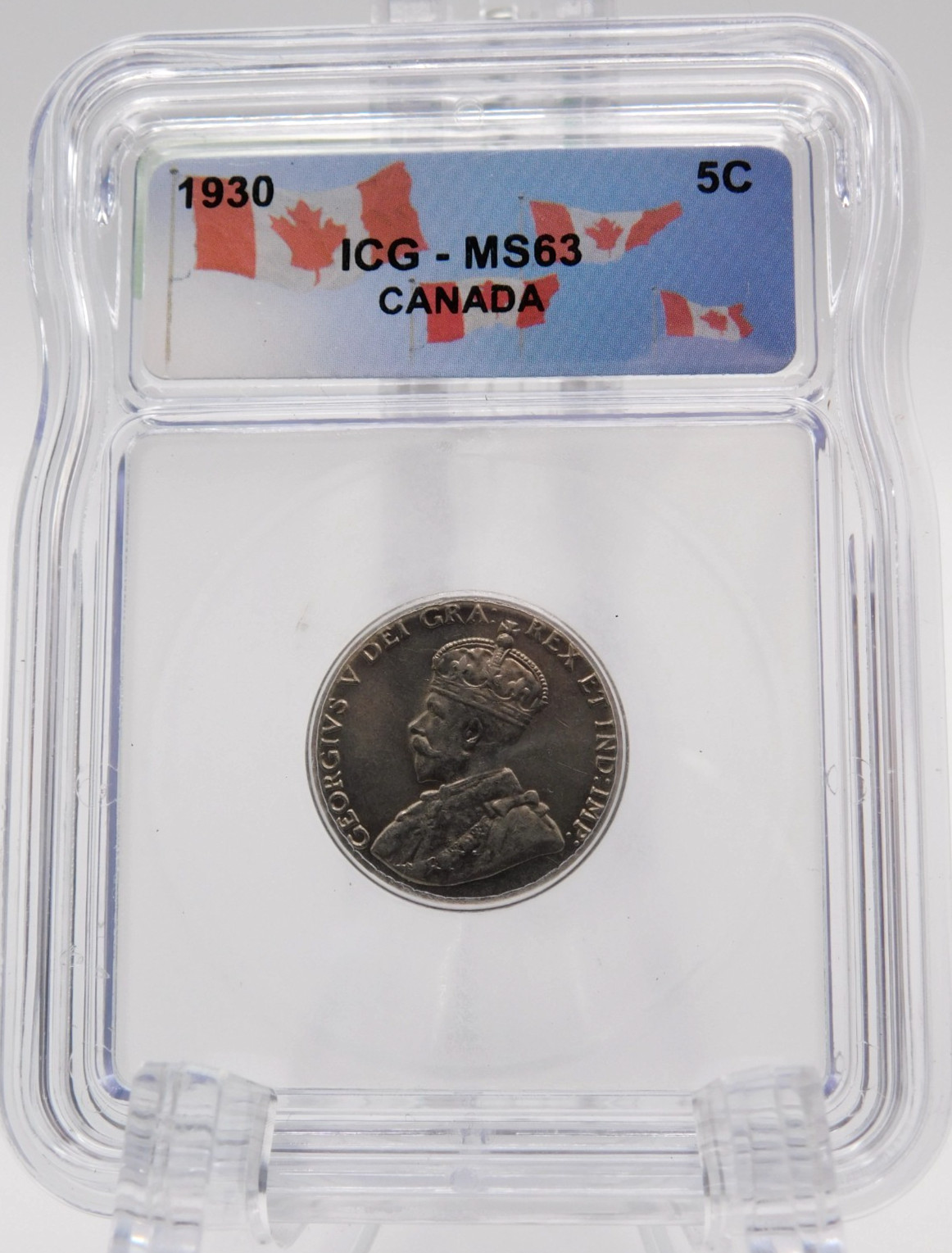 1930 Canada Five Cent ICG MS63 (BT1269)